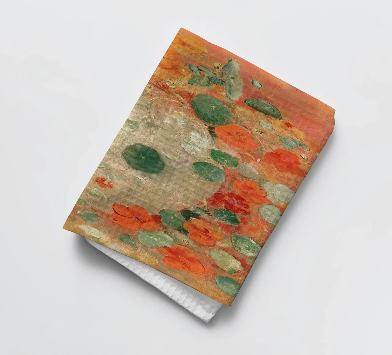 Nasturtiums by Odilon Redon torchon de apoloprints