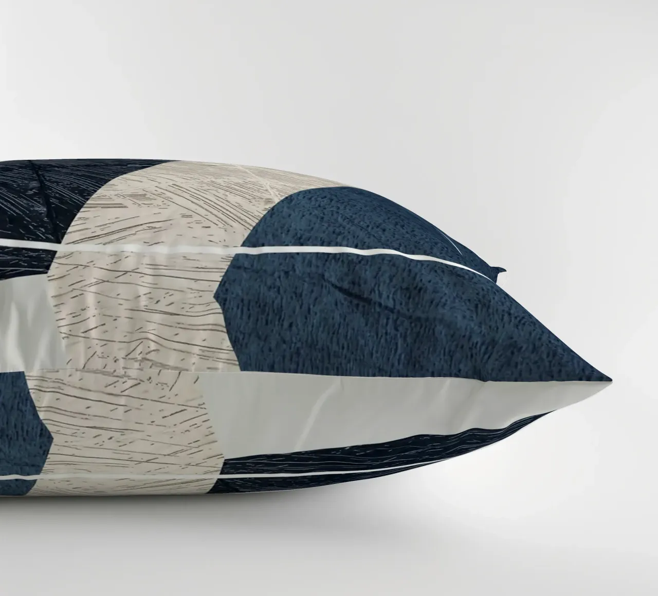 modern abstract art triangle cuscino da vintageshop