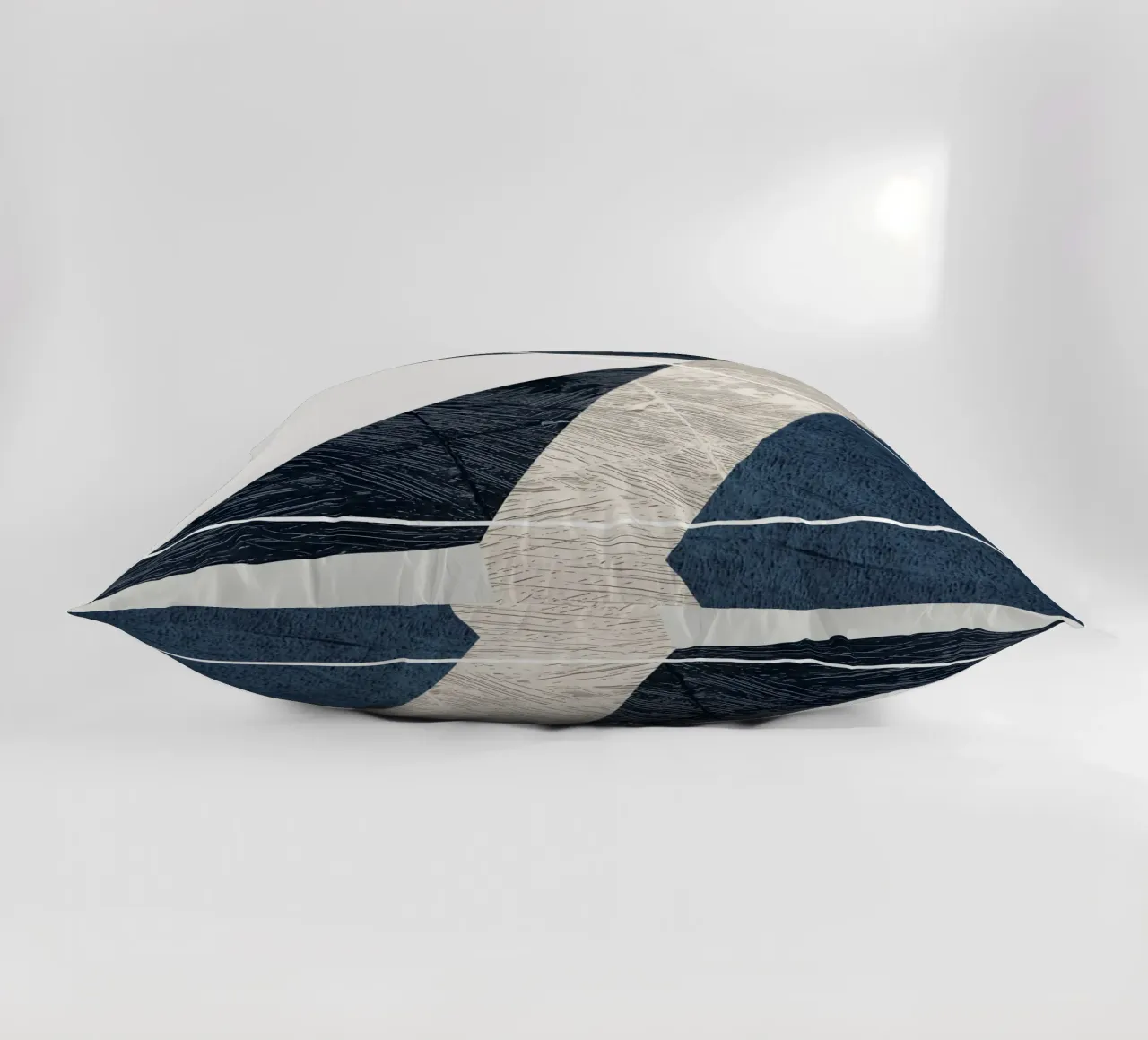 modern abstract art triangle cojín de vintageshop
