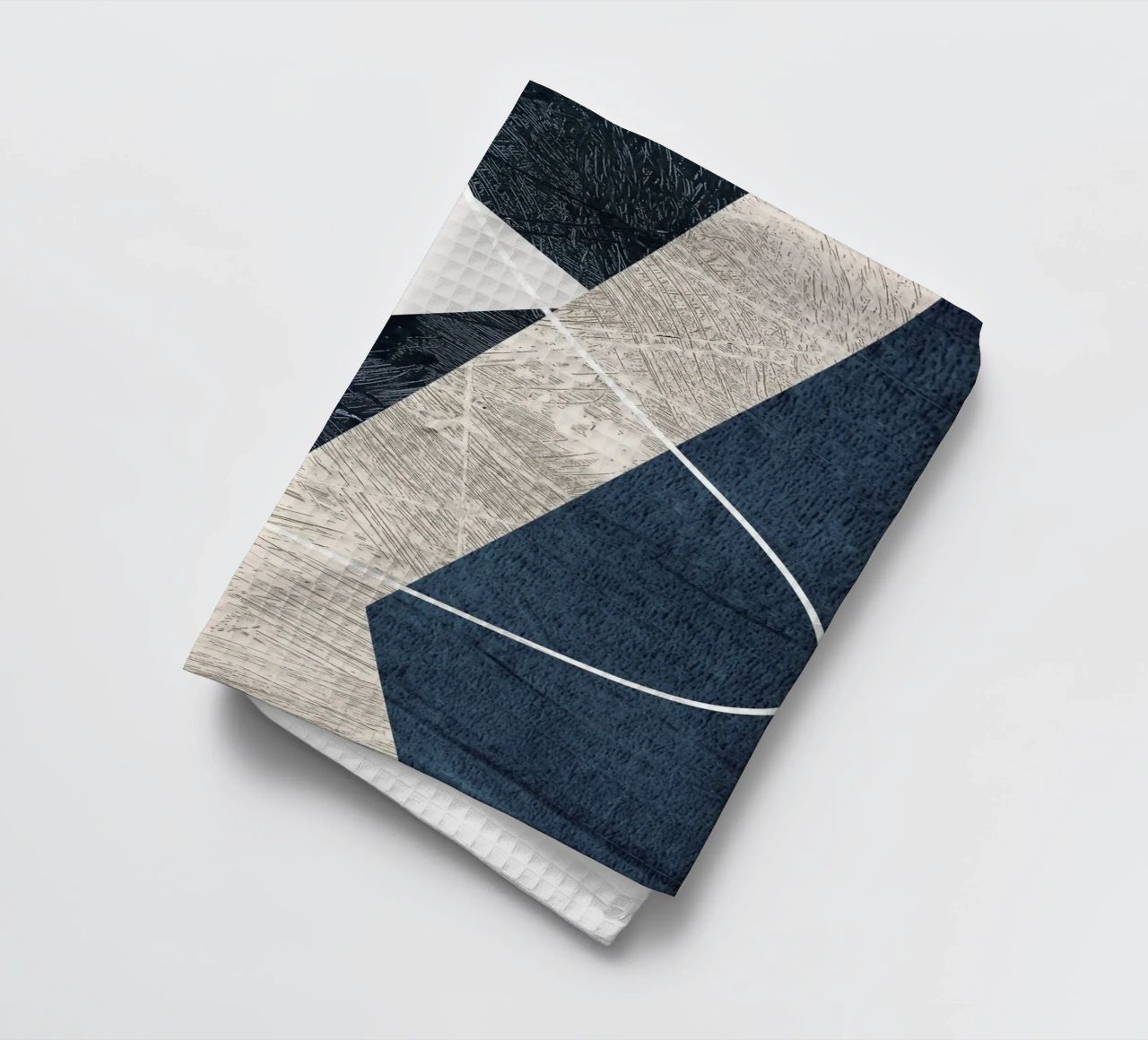 modern abstract art triangle canovaccio da cucina da vintageshop