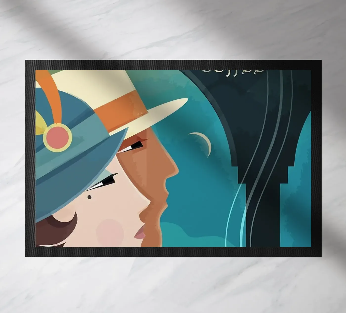 woman man coffee zerbino da John C Labut