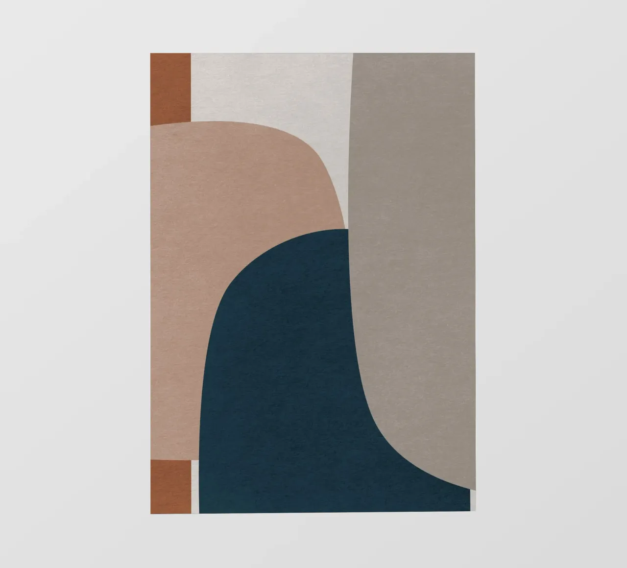 modern abstract art shapes telo in pvc da vintageshop