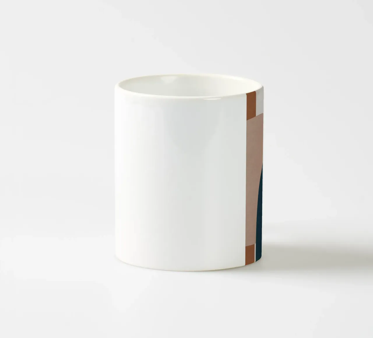 modern abstract art shapes tazza in ceramica da vintageshop