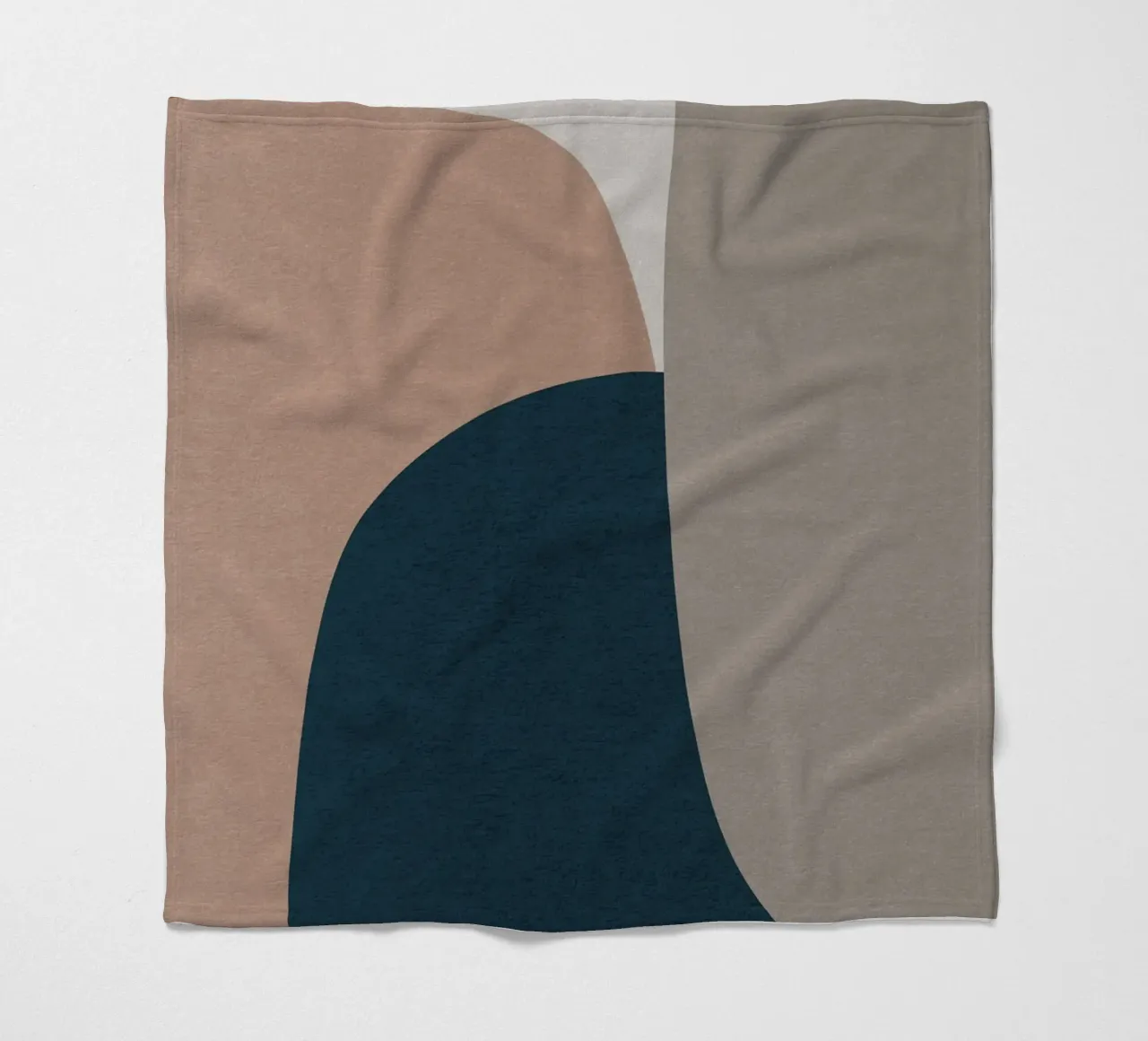 modern abstract art shapes coperta in pile da vintageshop