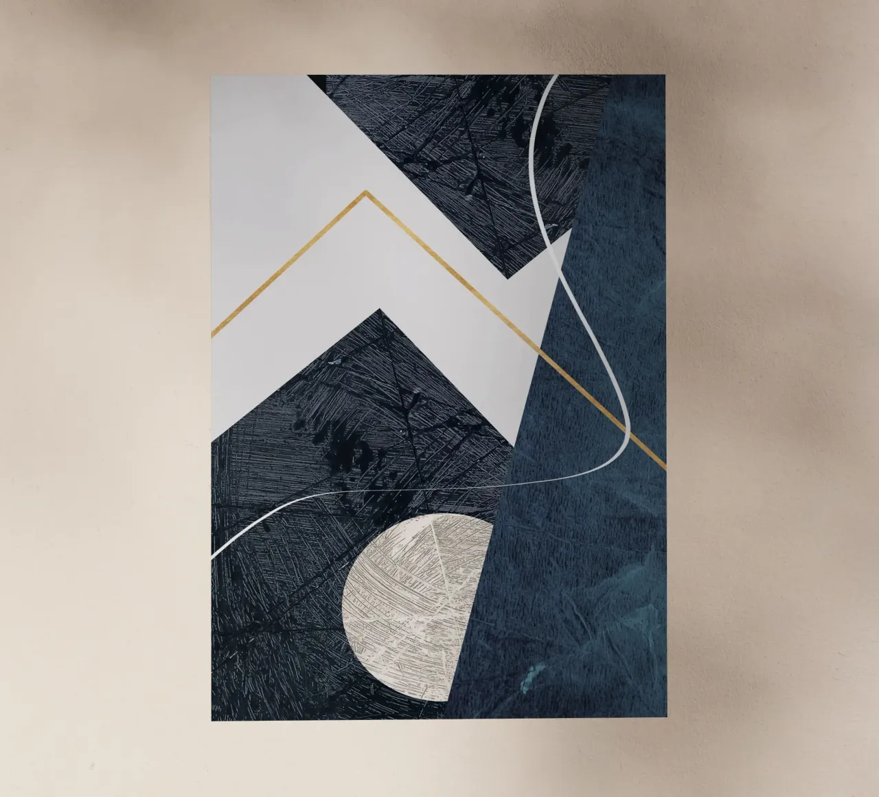 modern abstract art pellicola backlit da vintageshop