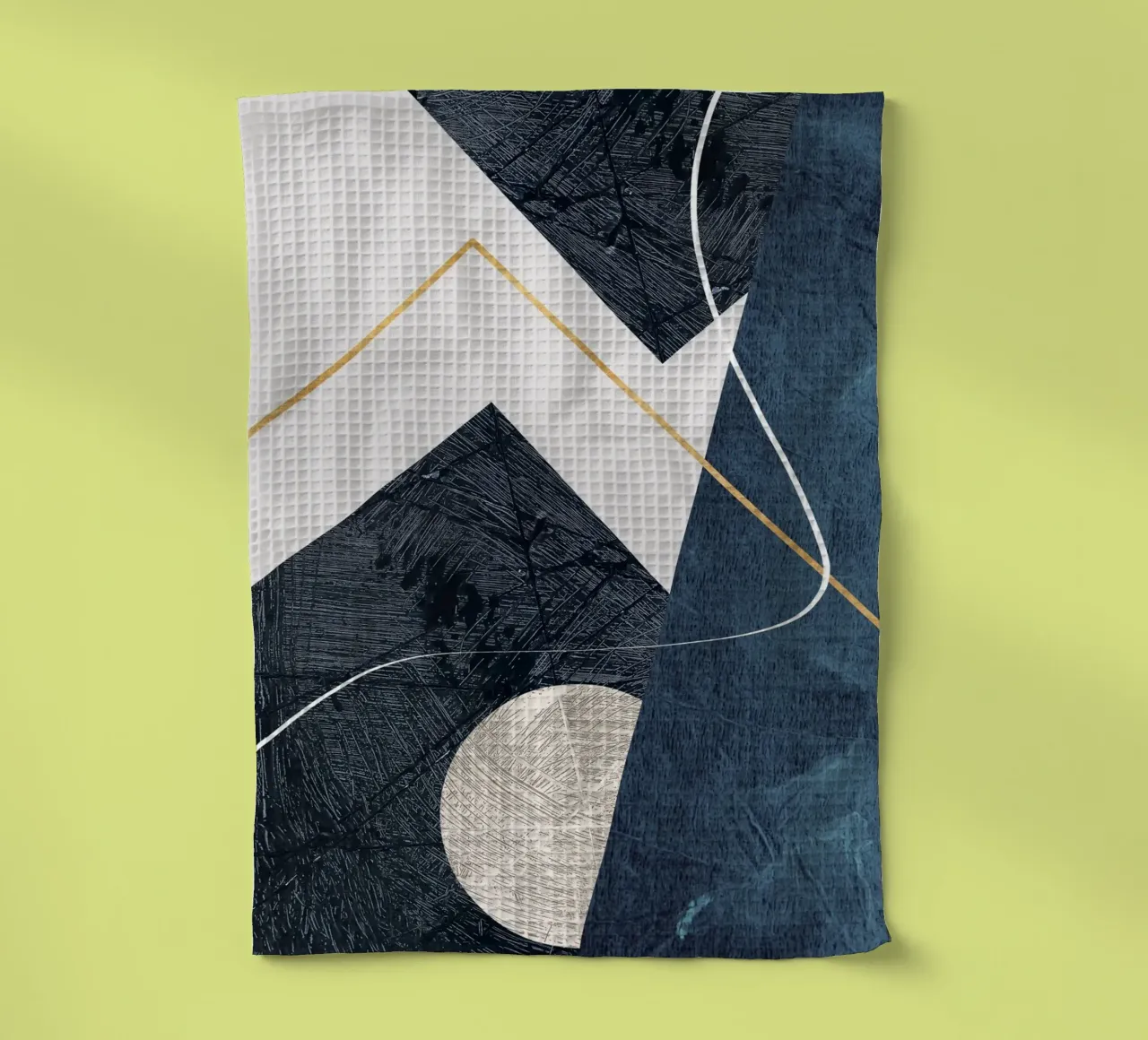 modern abstract art canovaccio da cucina da vintageshop