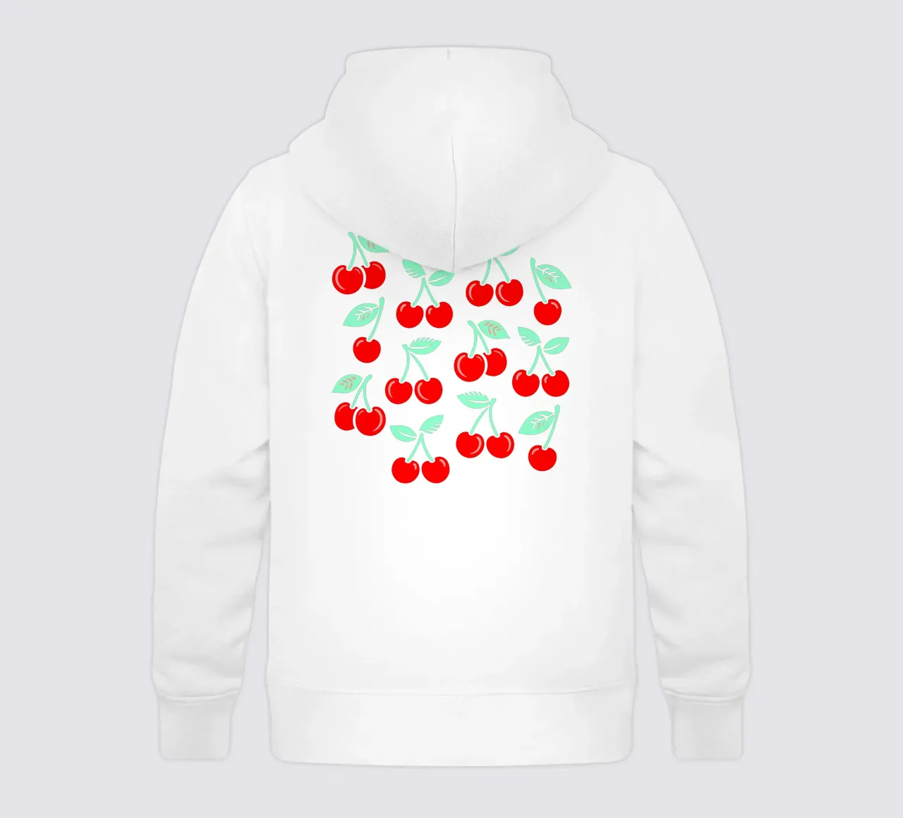 Cherries Red and Pink kids hoodie by SilverPegasus