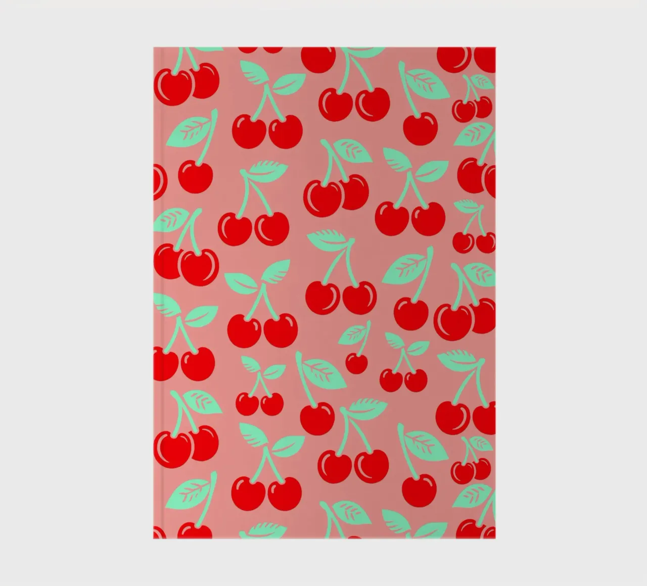 Cherries Red and Pink notebook by SilverPegasus