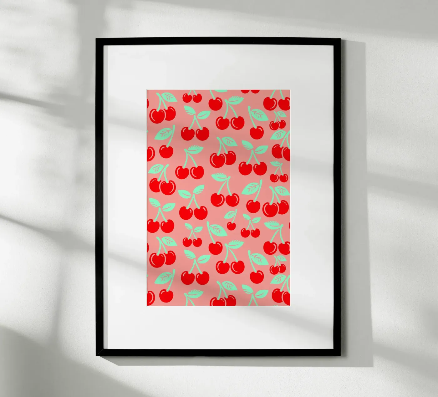 Ciliegie rosse e rosa poster da SilverPegasus
