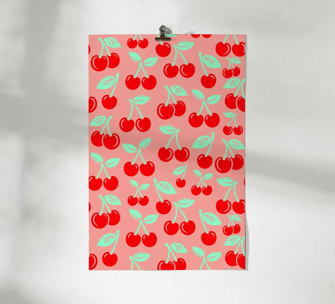 Ciliegie rosse e rosa poster da SilverPegasus