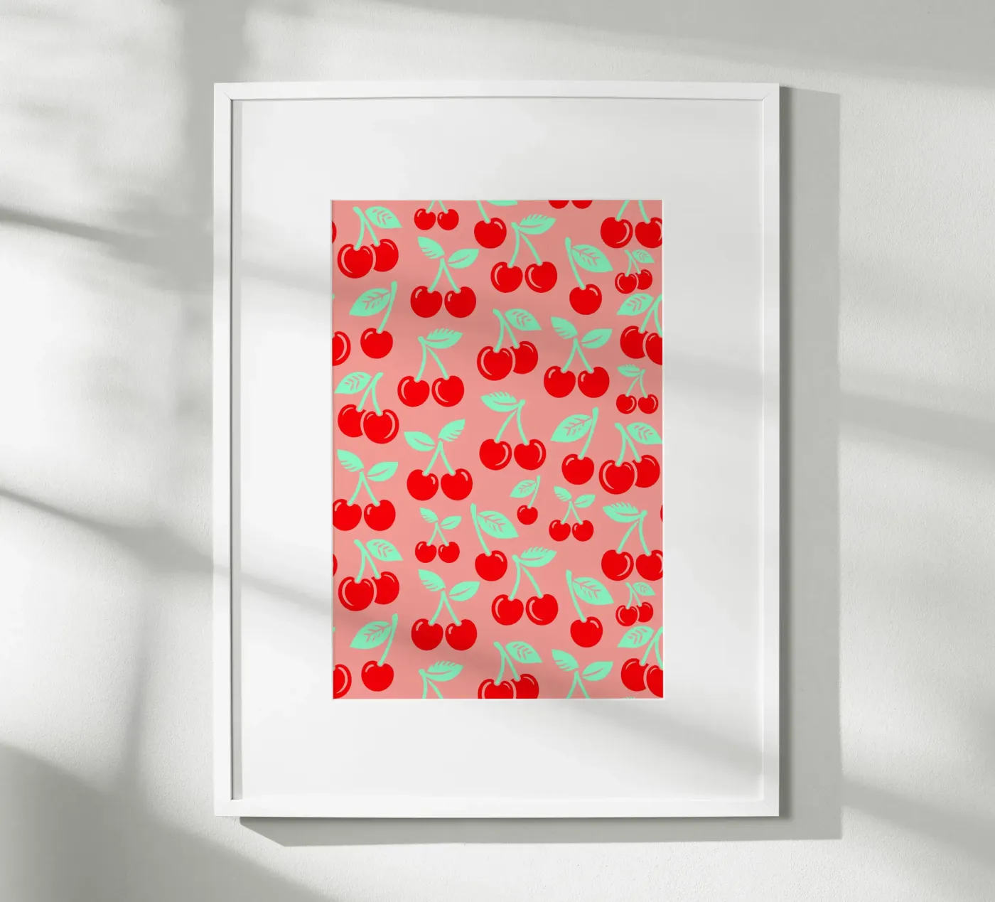 Ciliegie rosse e rosa poster da SilverPegasus