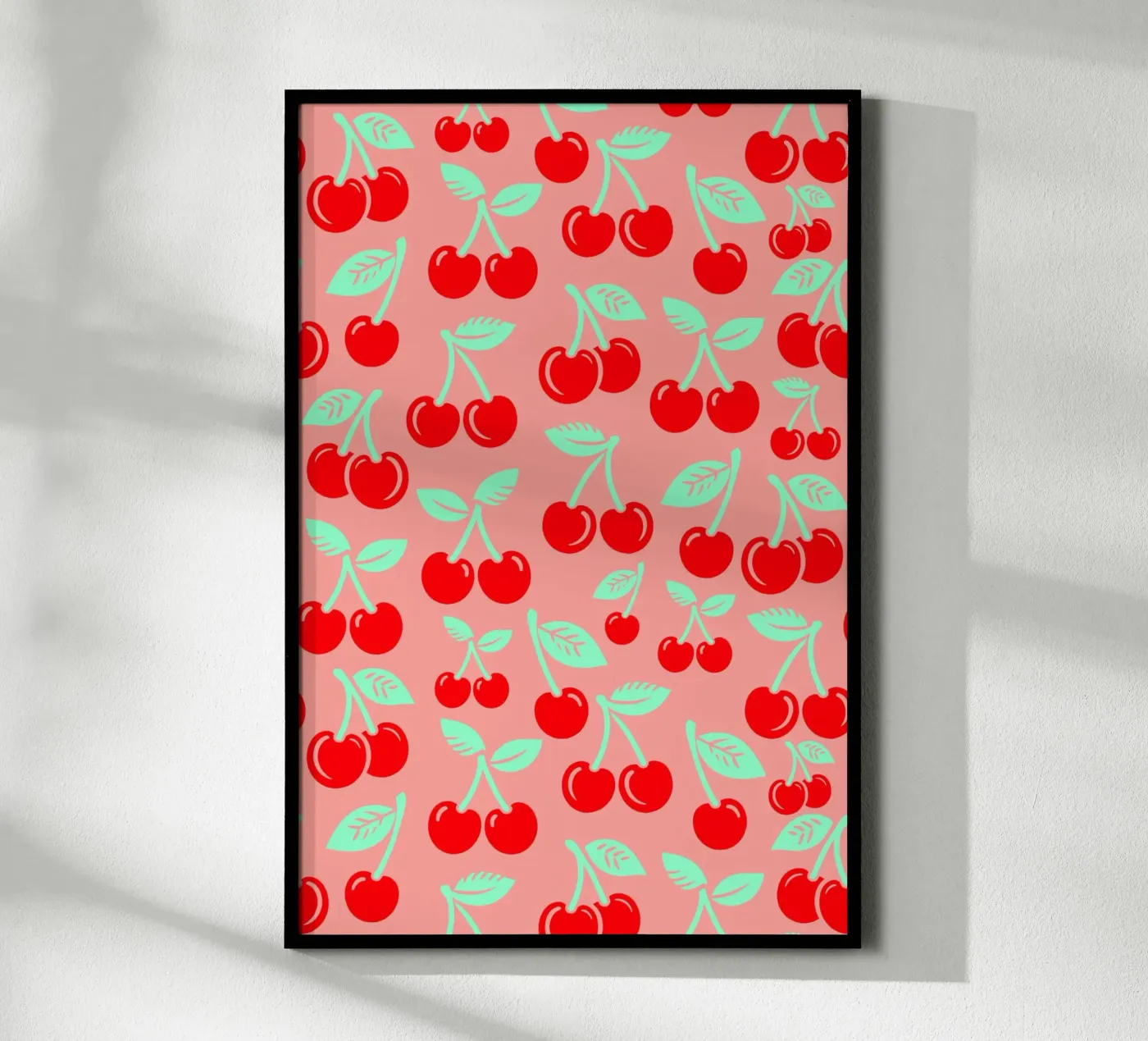Ciliegie rosse e rosa poster da SilverPegasus