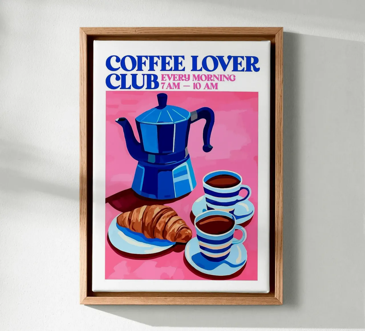 caffettiera tela con Cornice a cassetta da John C Labut