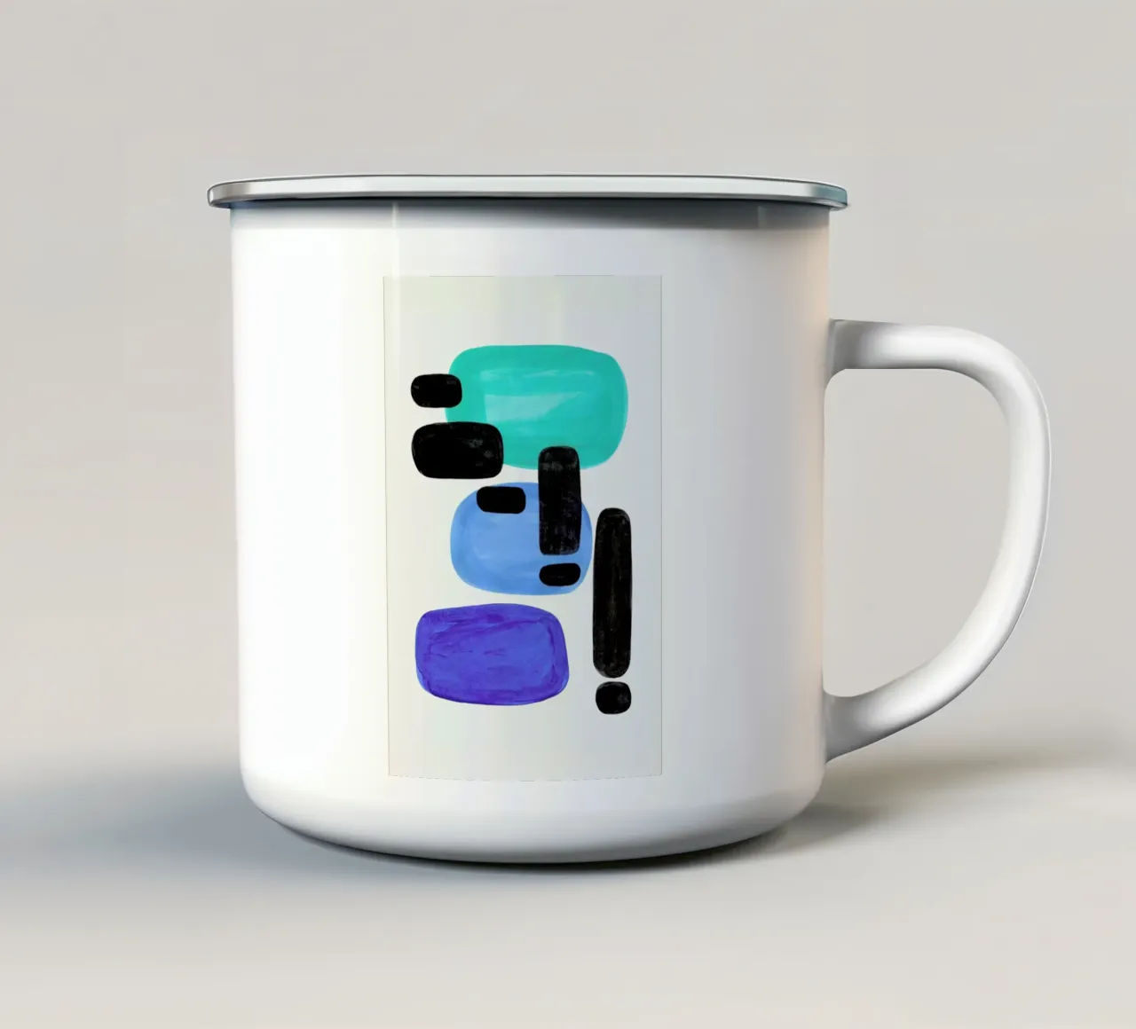 Heavy Rain tazza in smalto da EnShape