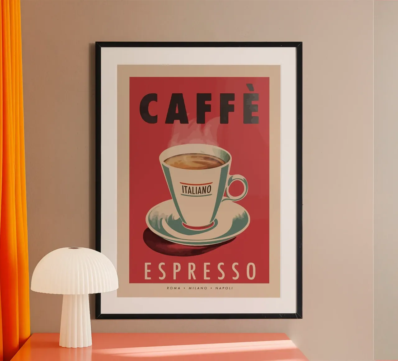 caffè espresso poster da John C Labut