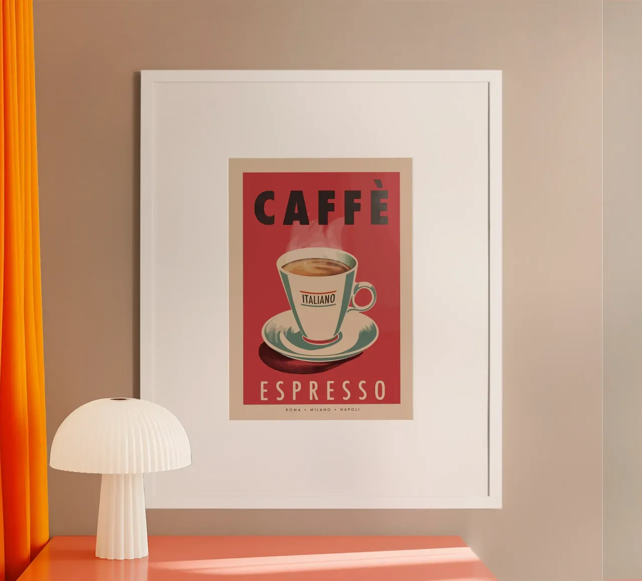 caffè espresso poster da John C Labut