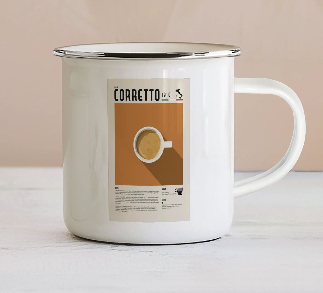 caffè espresso tazza in smalto da John C Labut