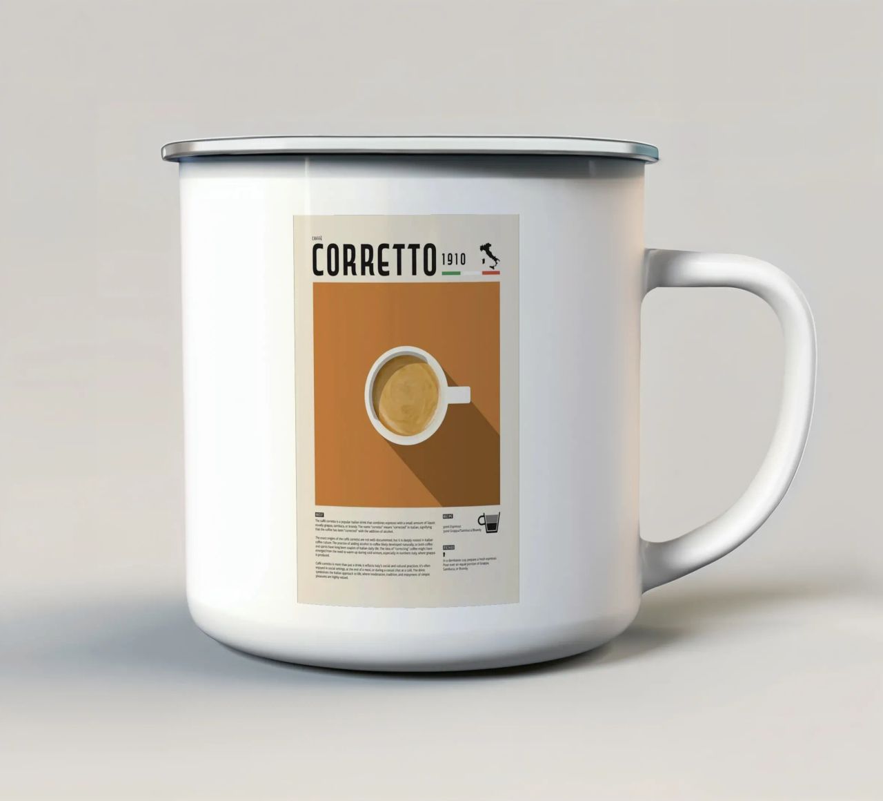 caffè espresso tazza in smalto da John C Labut
