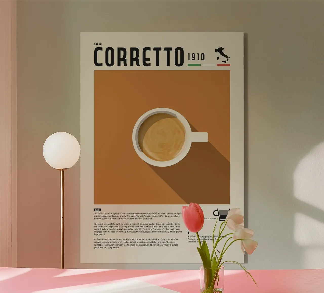 coffee espresso acrylic glass by John C Labut