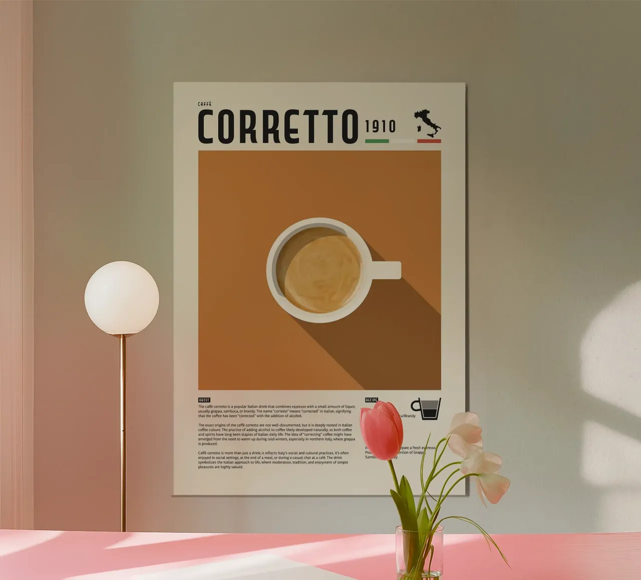 caffè espresso poster da John C Labut