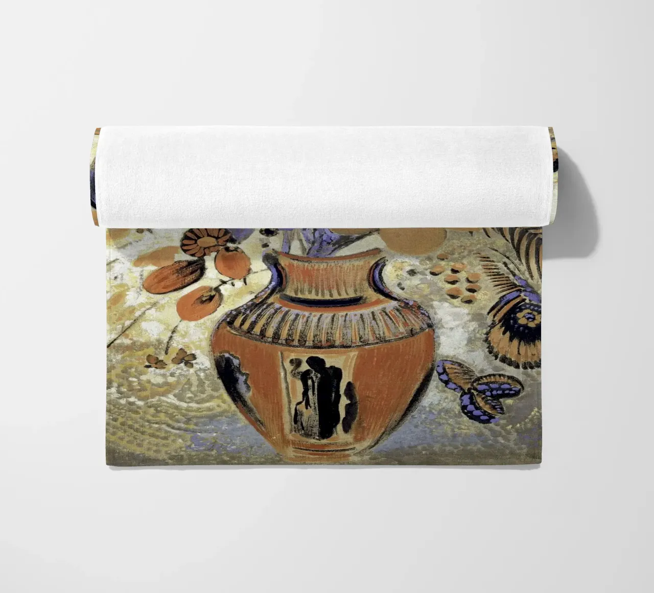 Etruscan Vase with Flowers by Odilon Redon telo mare da apoloprints