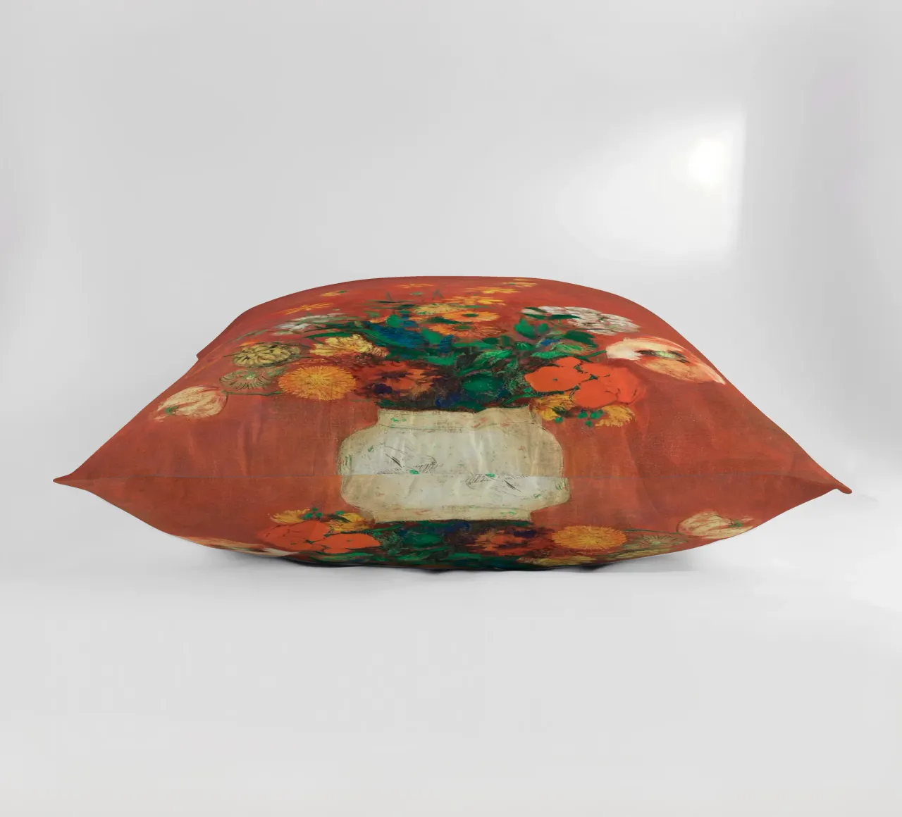 Bouquet in a Chinese Vase by Odilon Redon cuscino da apoloprints