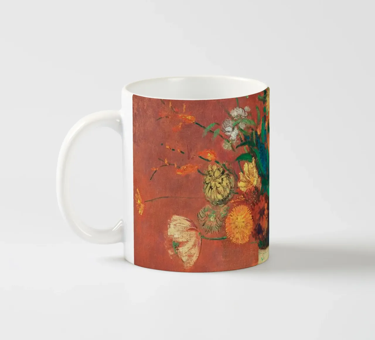 Bouquet in a Chinese Vase by Odilon Redon tazza in ceramica da apoloprints
