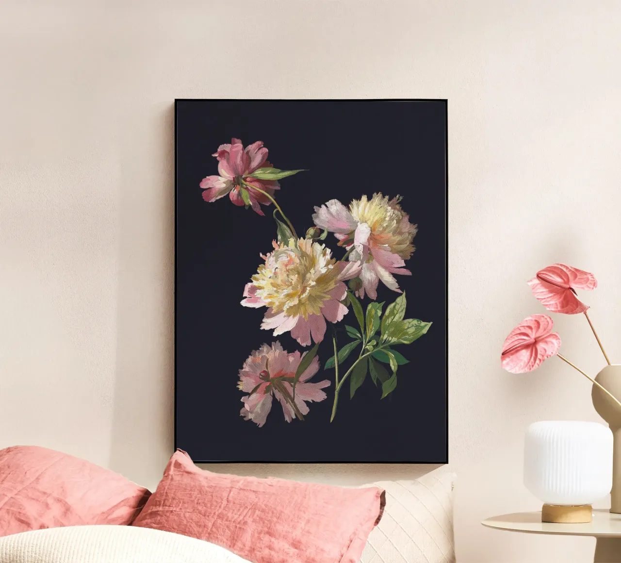 Peonies Flower Study plexiglass da apoloprints