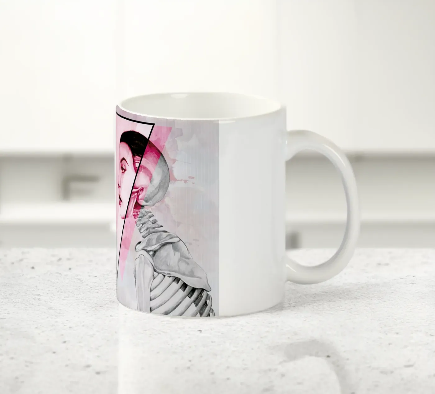 Intuition ceramic mug by Alejandra Sáenz