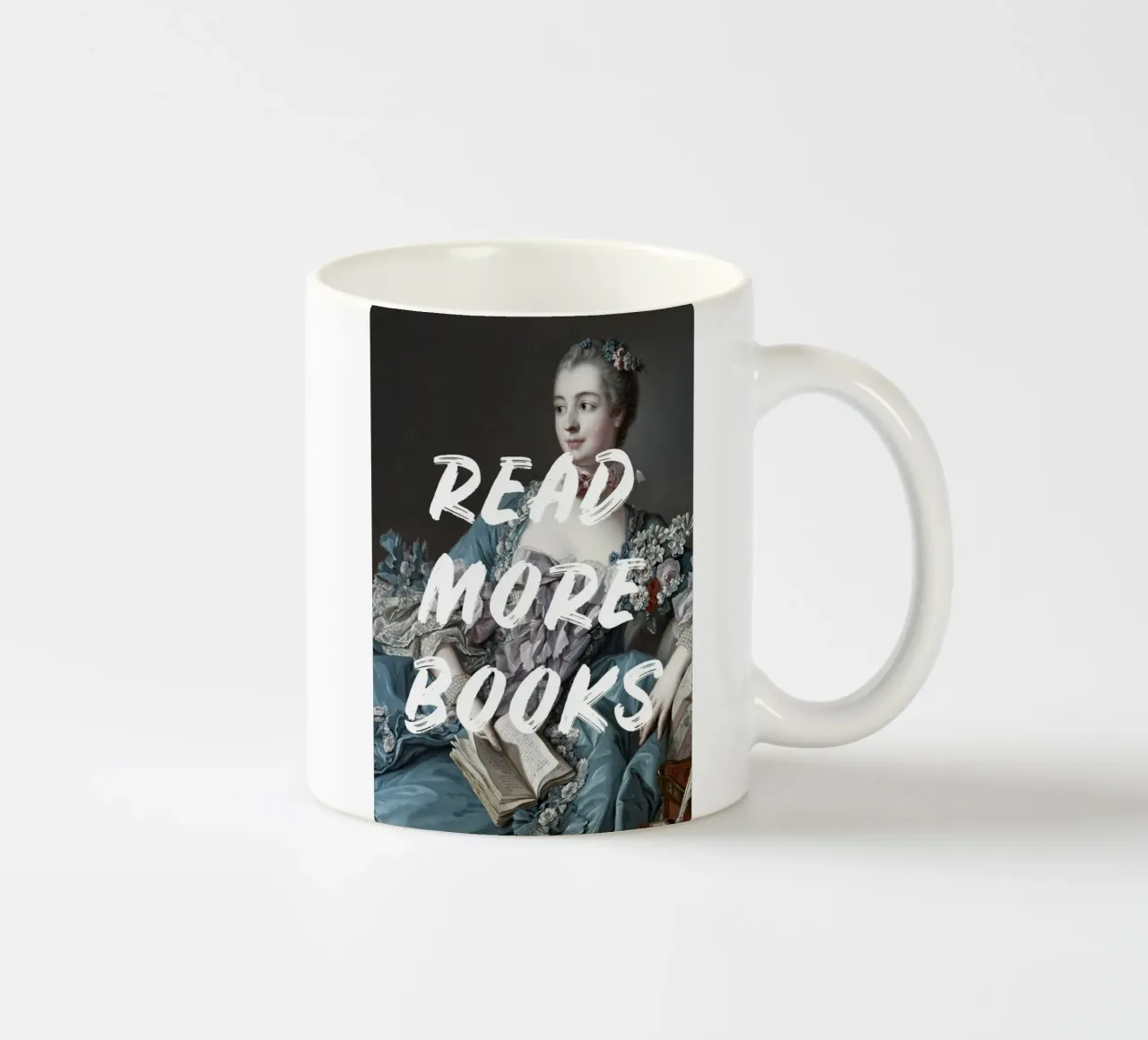Read More Books Altered Art tazza in ceramica da GraceDigitalArtCo