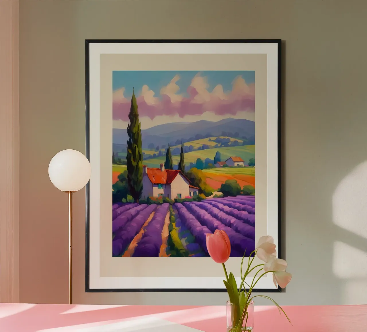 Lavender Memories hahnemühle de Indigo Rain