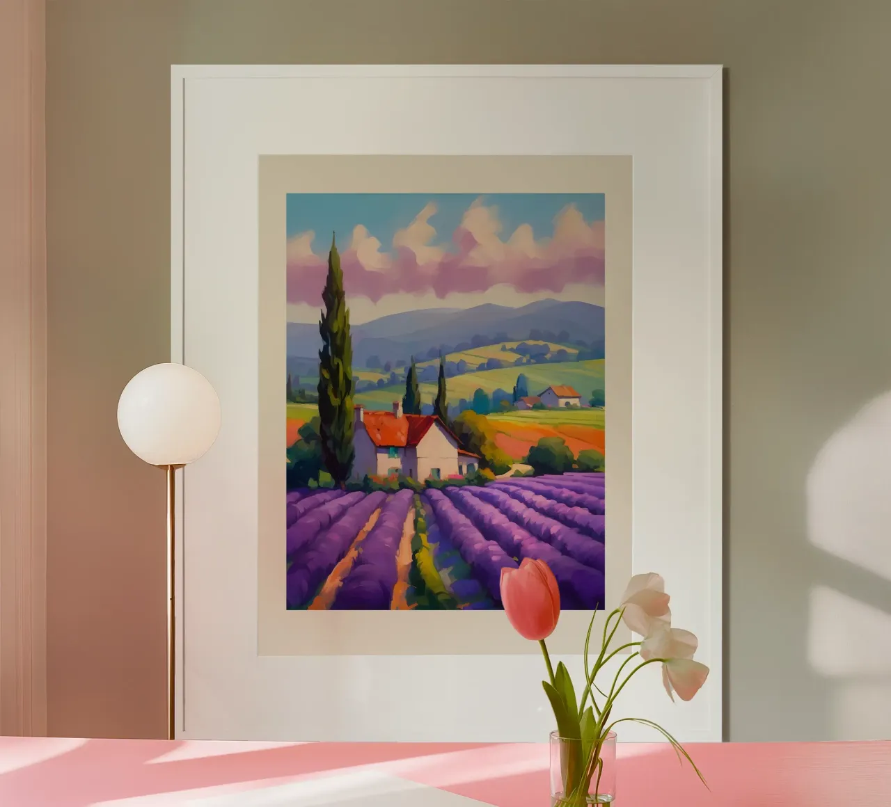 Lavender Memories hahnemühle de Indigo Rain