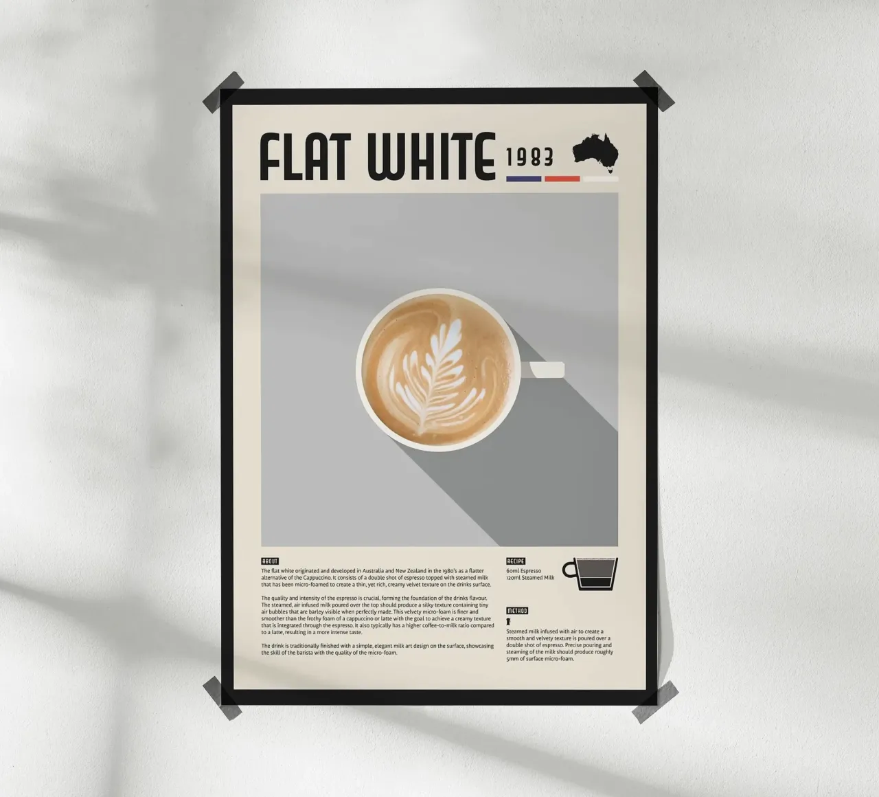 caffè latte art flat white carta hahnemühle da John C Labut