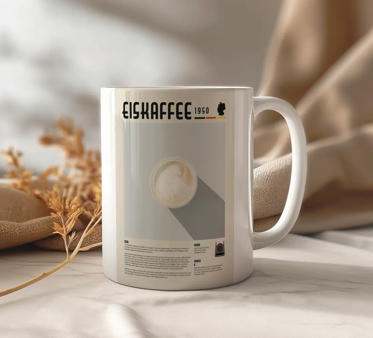caffè freddo tazza in ceramica da John C Labut