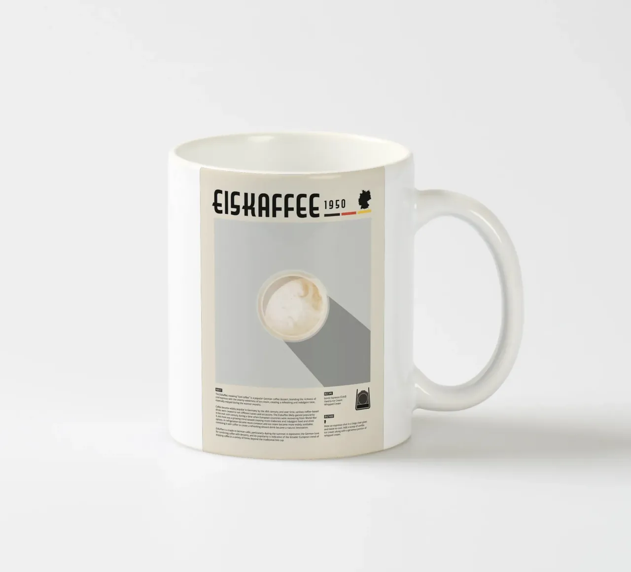 caffè freddo tazza in ceramica da John C Labut