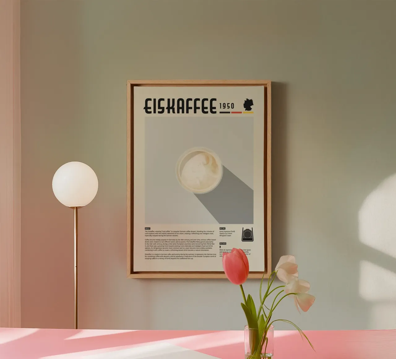 iced coffee canvas by John C Labut