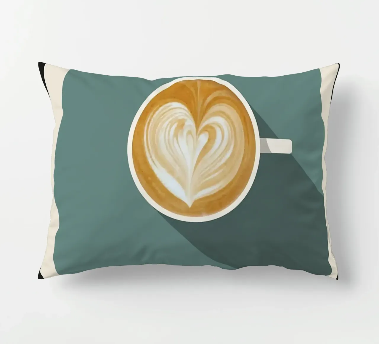 Milchkaffee Kissen von John C Labut