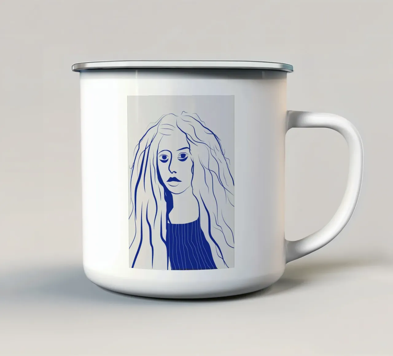 Insonnia 7 tazza in smalto da Little Dean