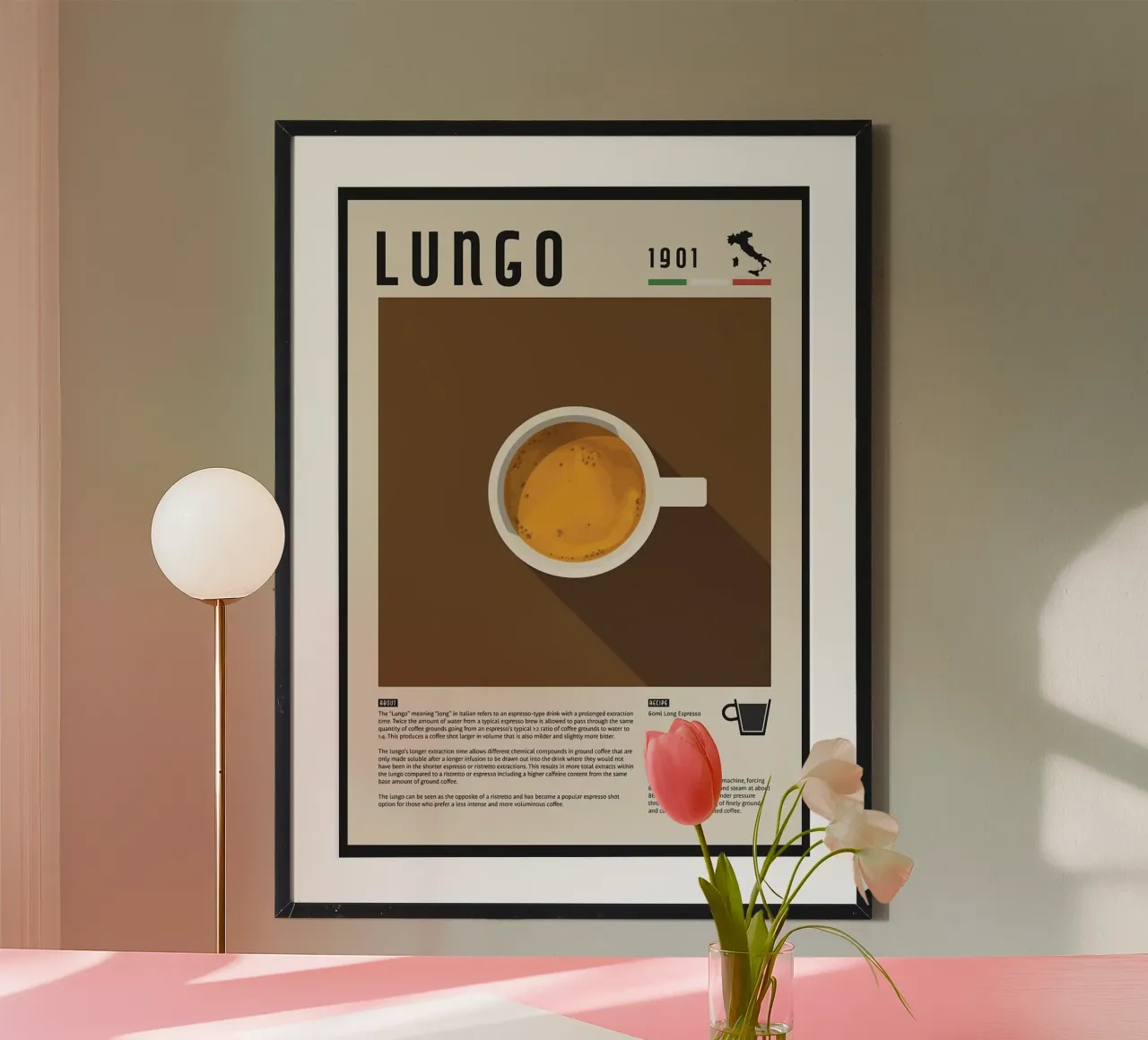 caffè espresso poster da John C Labut