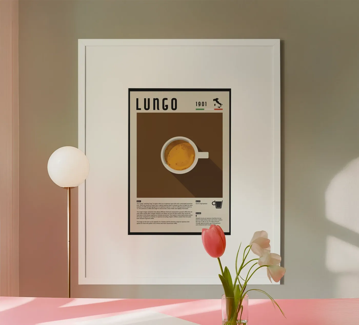 café espresso poster de John C Labut