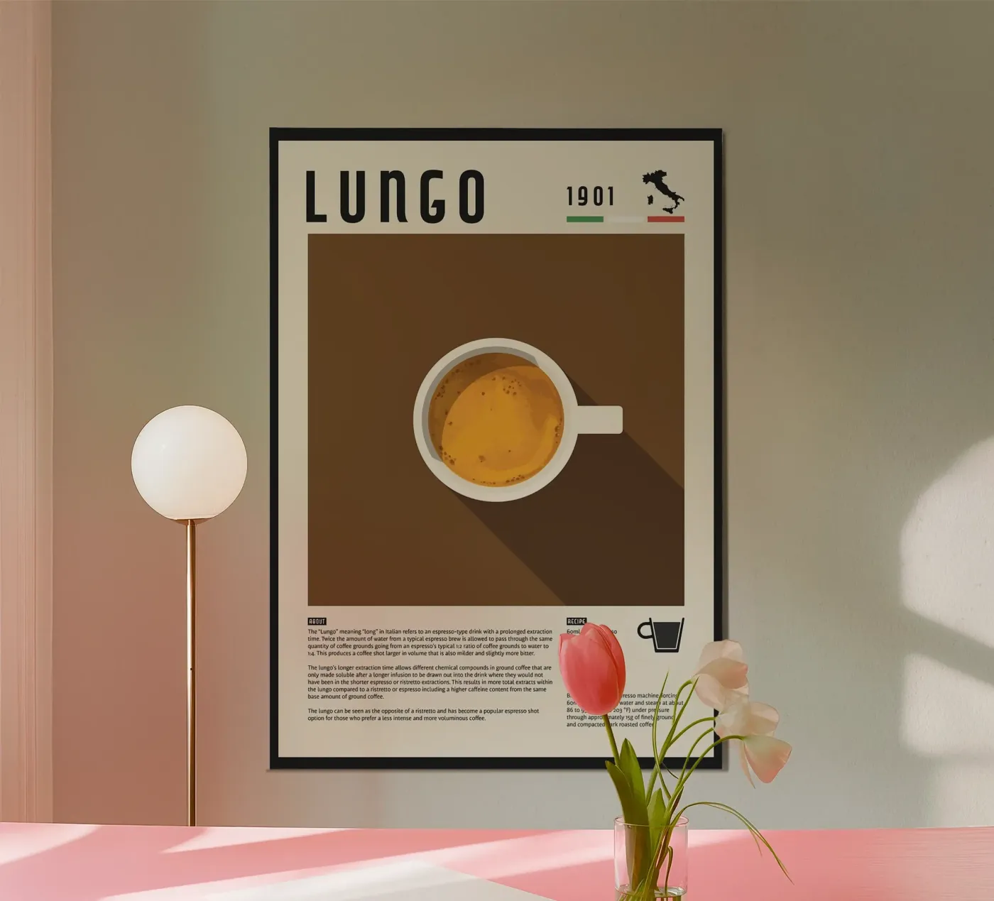 café espresso poster de John C Labut