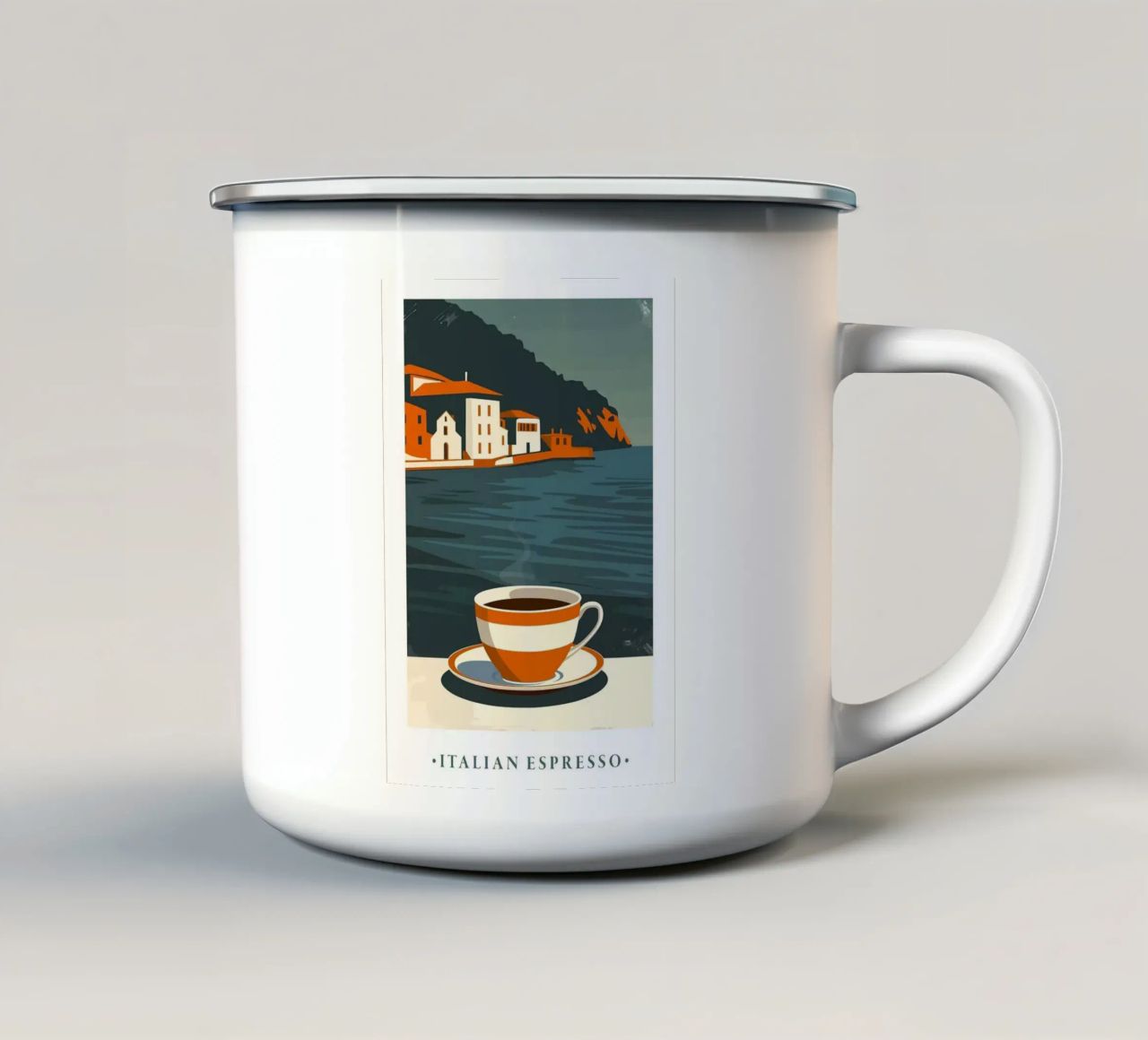 caffè espresso tazza in smalto da John C Labut