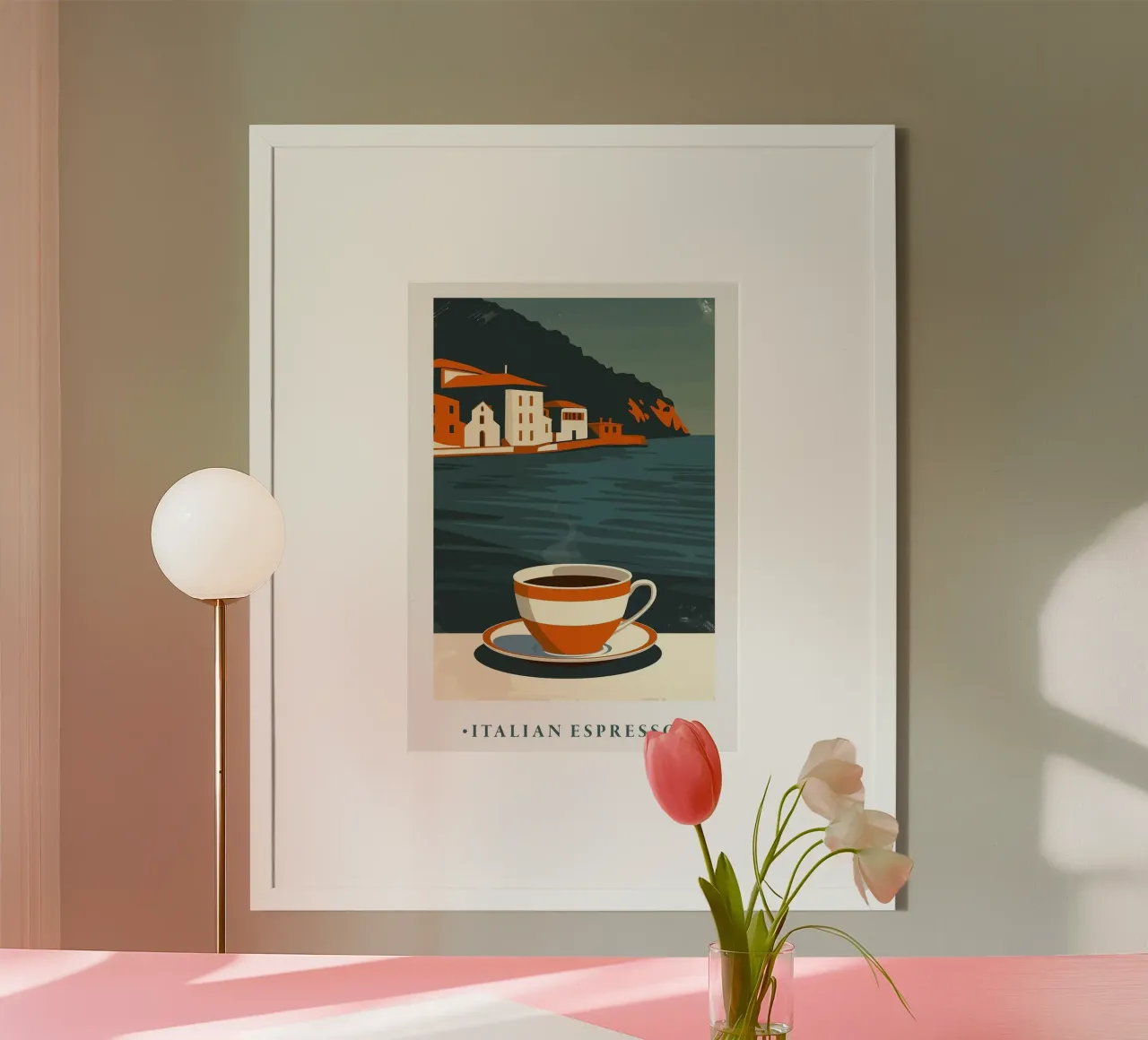 caffè espresso poster da John C Labut