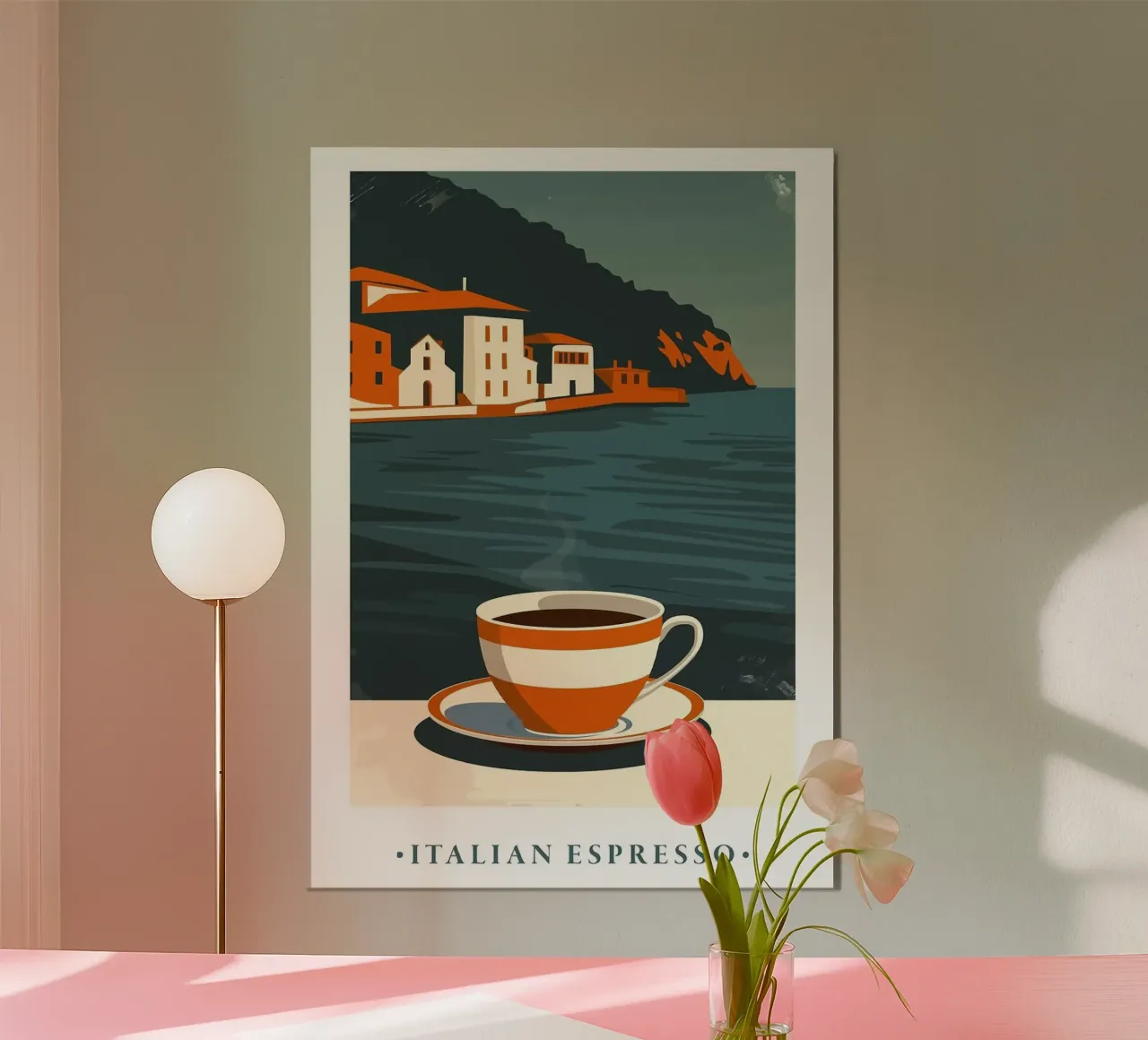 caffè espresso poster da John C Labut