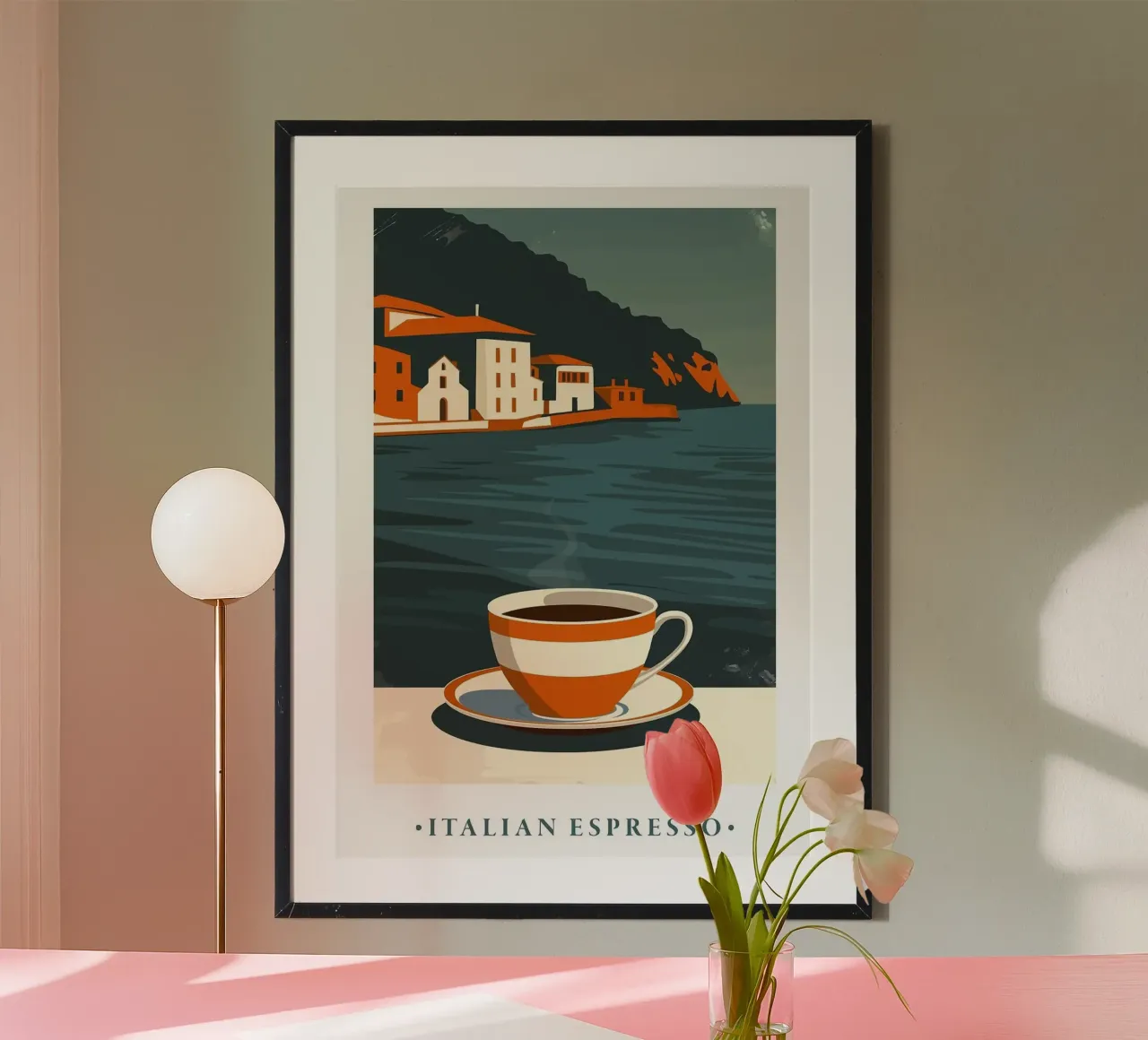 caffè espresso poster da John C Labut
