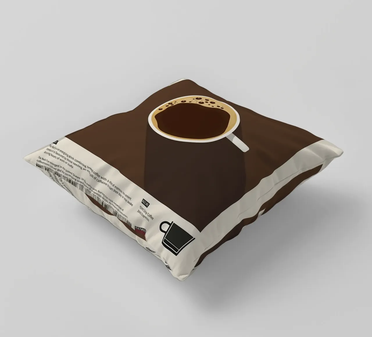 caffè dell'occhio rosso cuscino da John C Labut