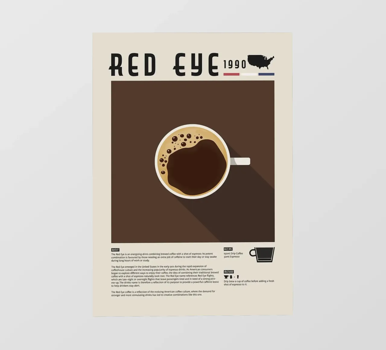 caffè dell'occhio rosso telo in pvc da John C Labut