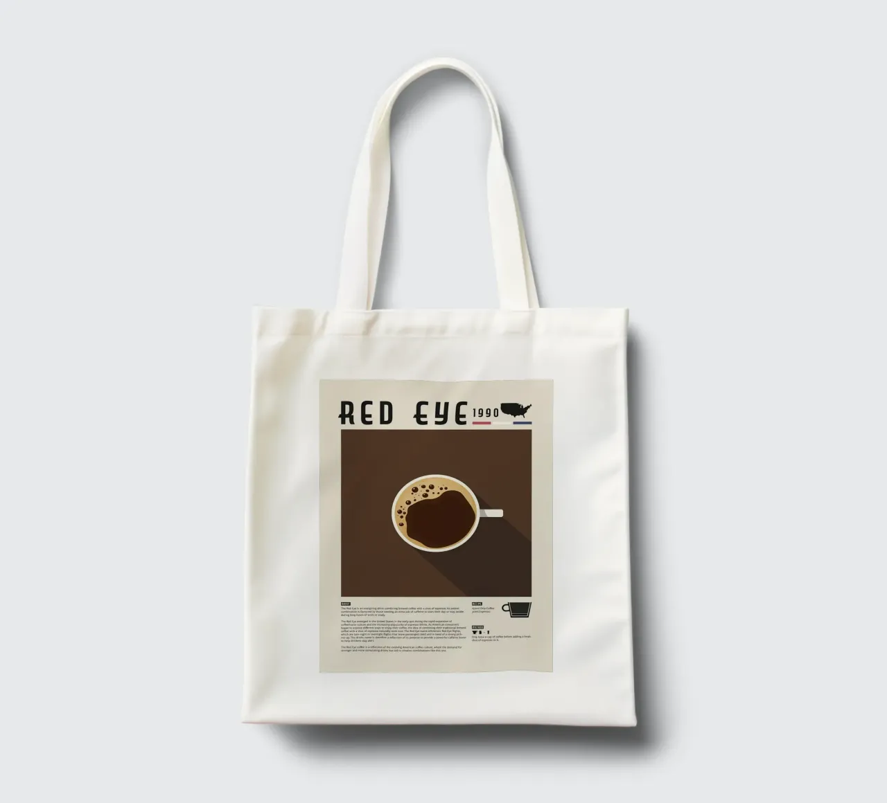 caffè dell'occhio rosso borsa in juta da John C Labut