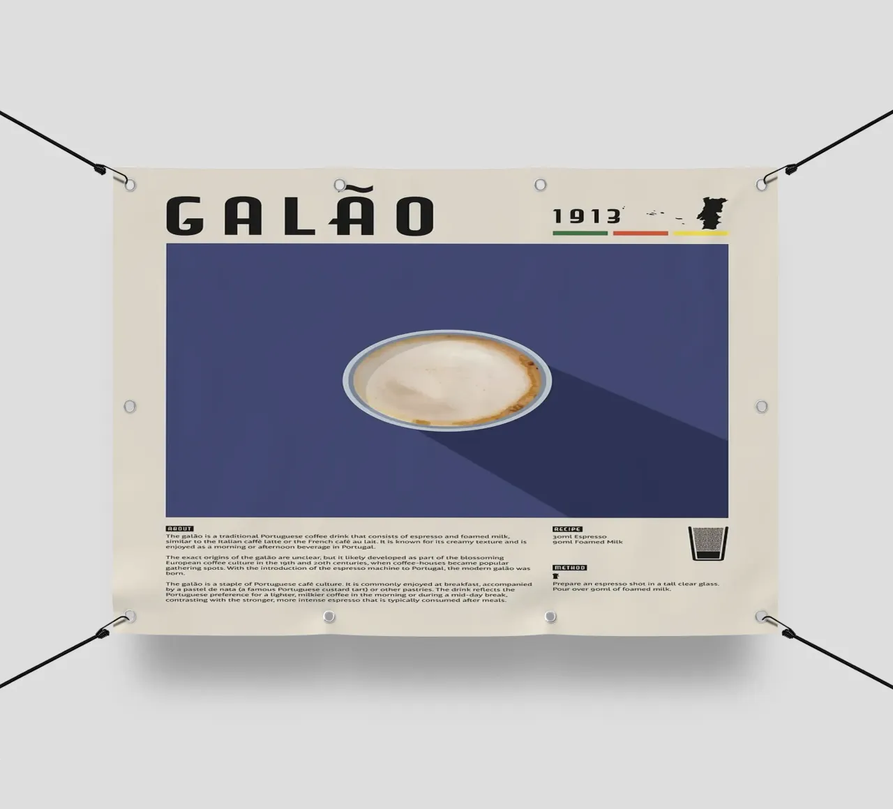 caffè galao telo in pvc da John C Labut
