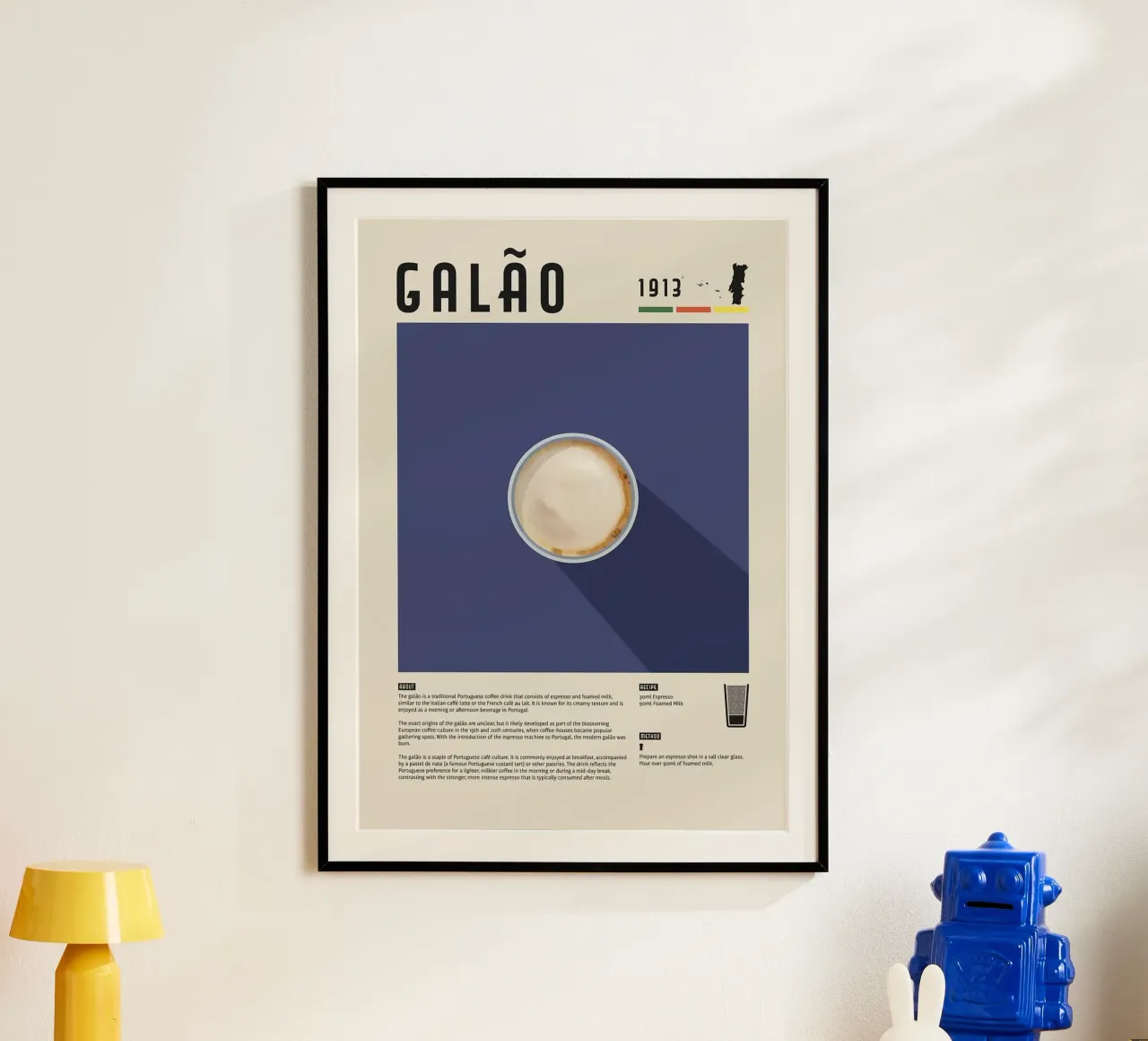 caffè galao poster da John C Labut